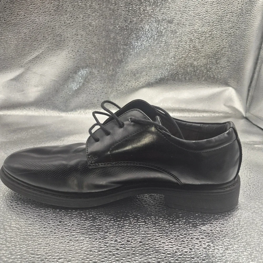 Restoration Charles Mens Black Lace Up Formal Dress Shoes 4M 702546